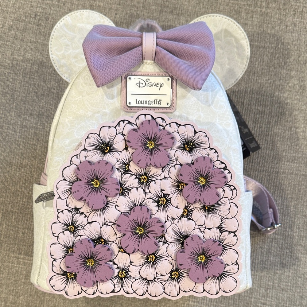 Loungefly Disney Floral lace print Backpack